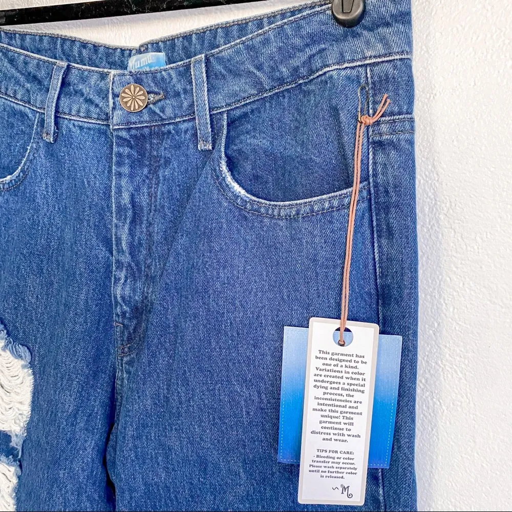 Show Me Your Mumu Brooklyn High Waist Cropped Jean Size 30 - Image 6