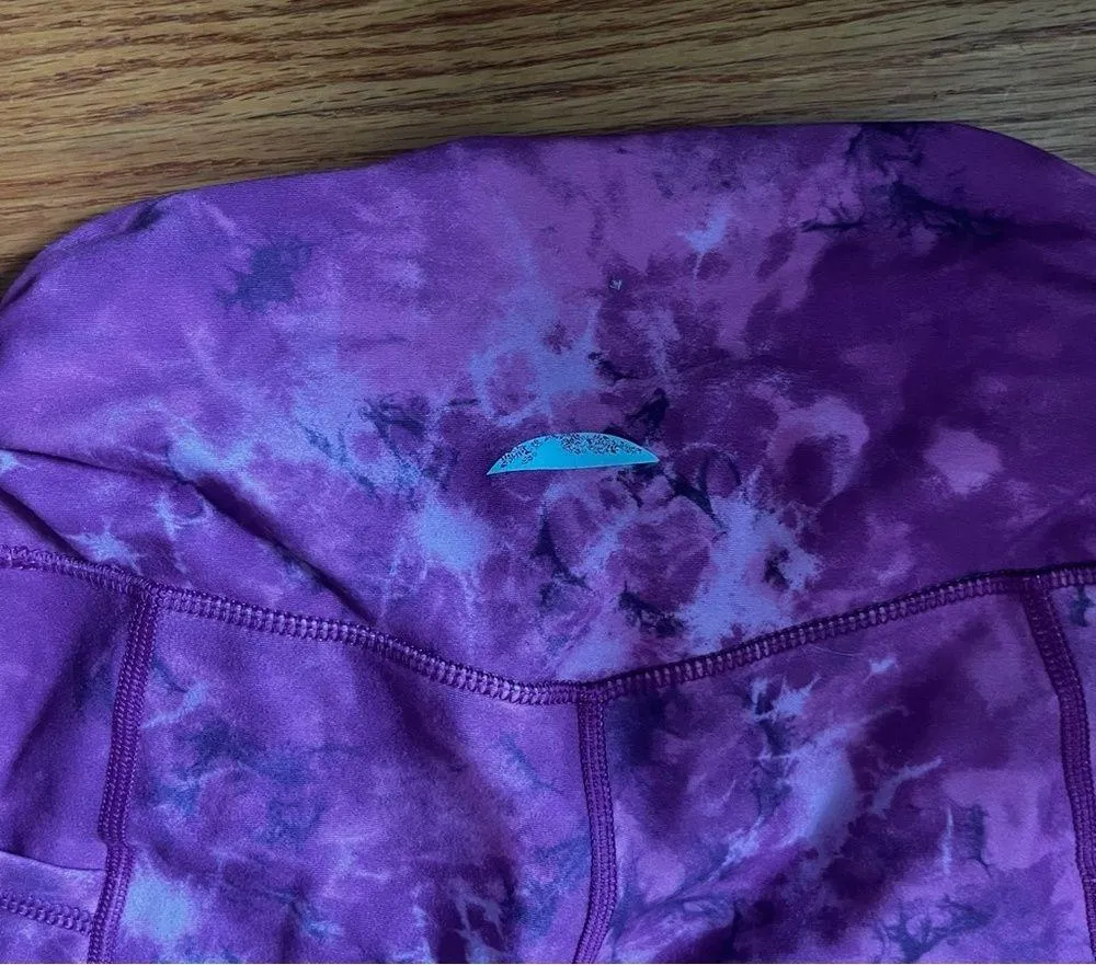 EARTH YOGA Cinched Capri Pink Barbiecore Size M - Image 3