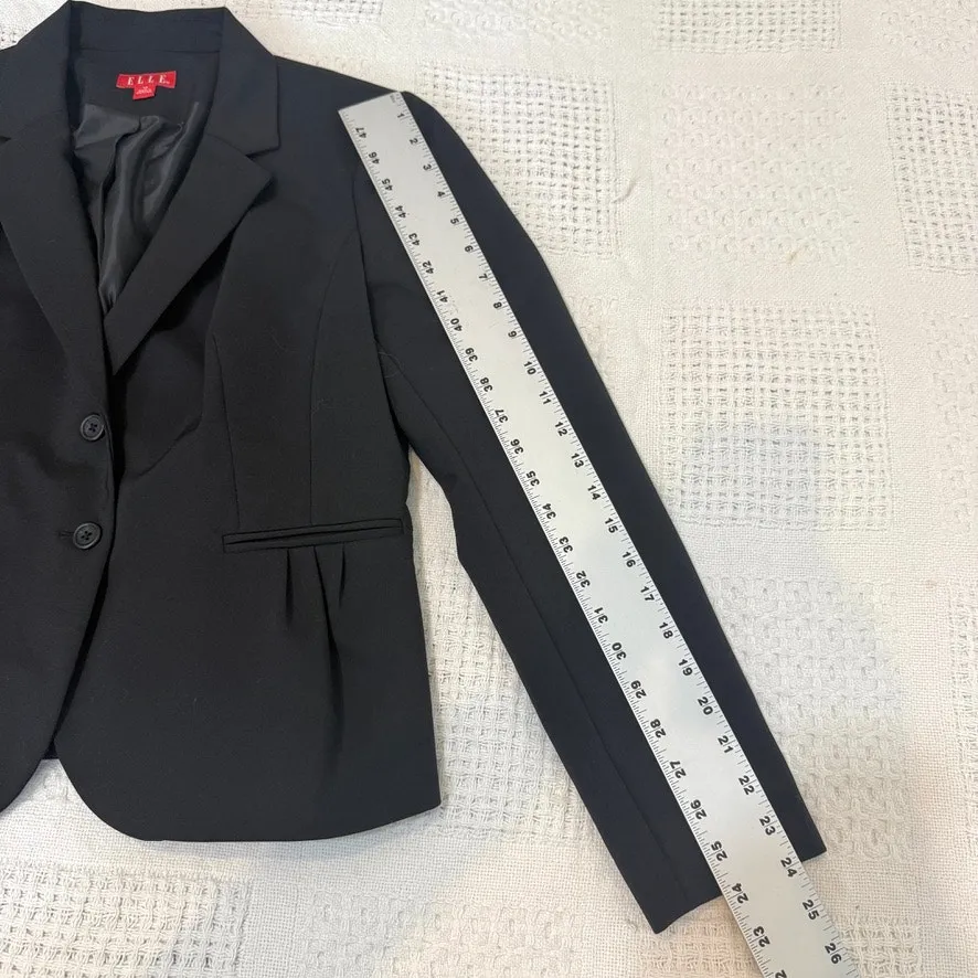 Elle 12 2 button front fitted blazer jacket suit separate C 2654 - Image 6