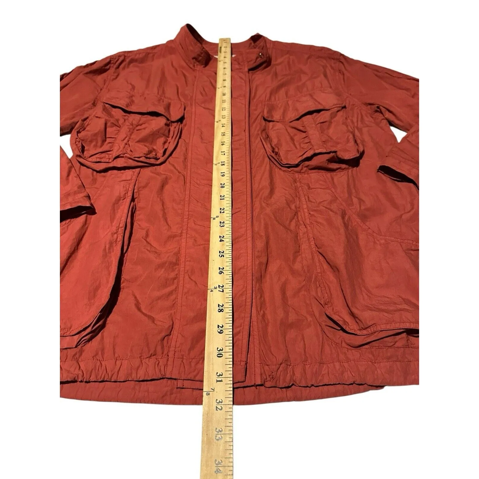 Burning Torch Anthropologie Size Small Burnt Orange‎ Shacket Jacket Boho #W5 - Image 6