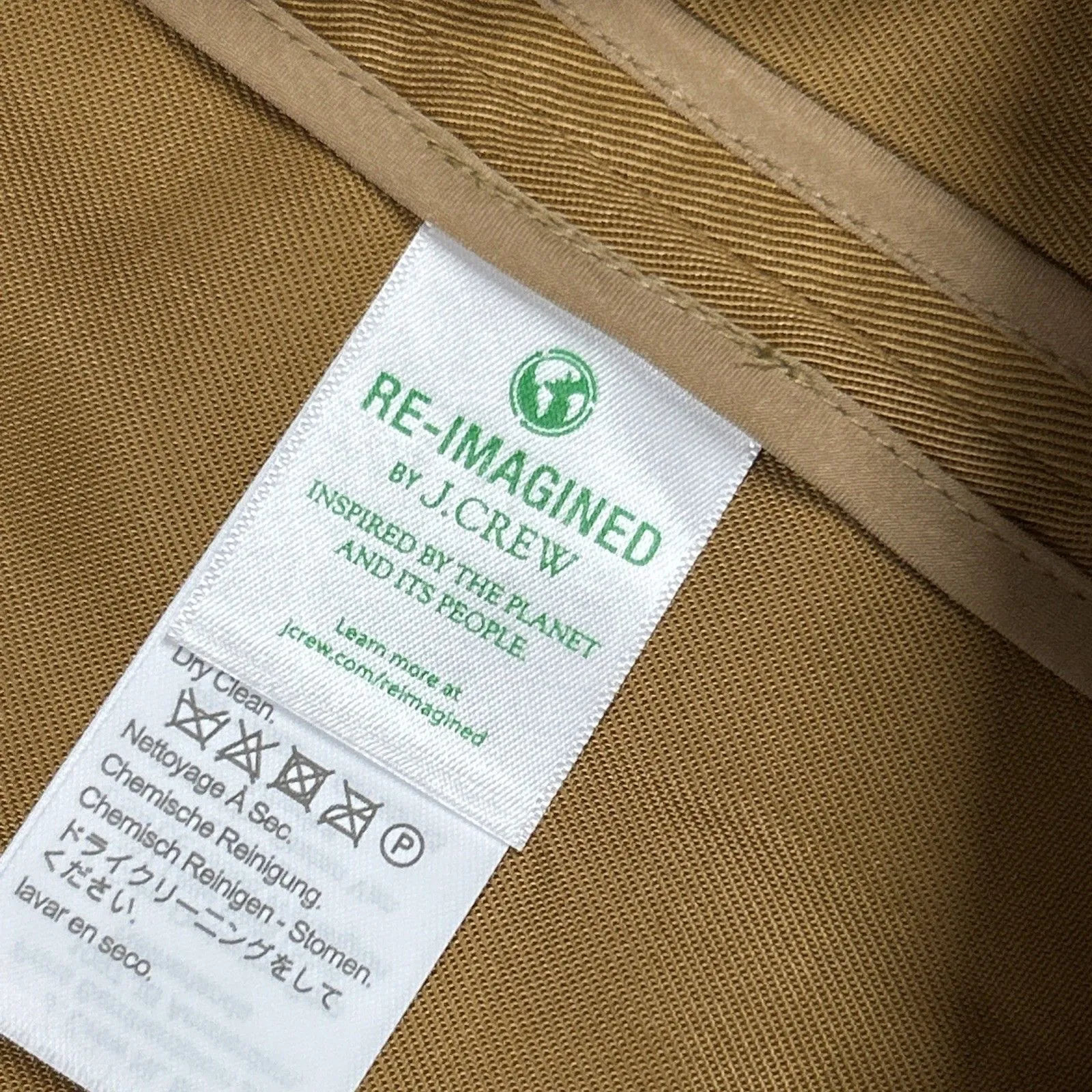 J Crew Alfie Blazer Womens 14 Gramercy Twill Light Cappuccino Jacket Career Tan - Image 5