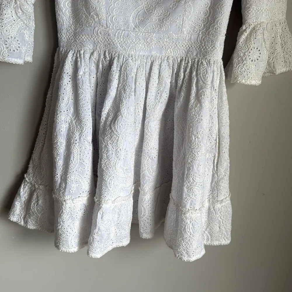 Agua By Agua Bendita Cedro Lace Bustier Mini Dress Small - Image 6