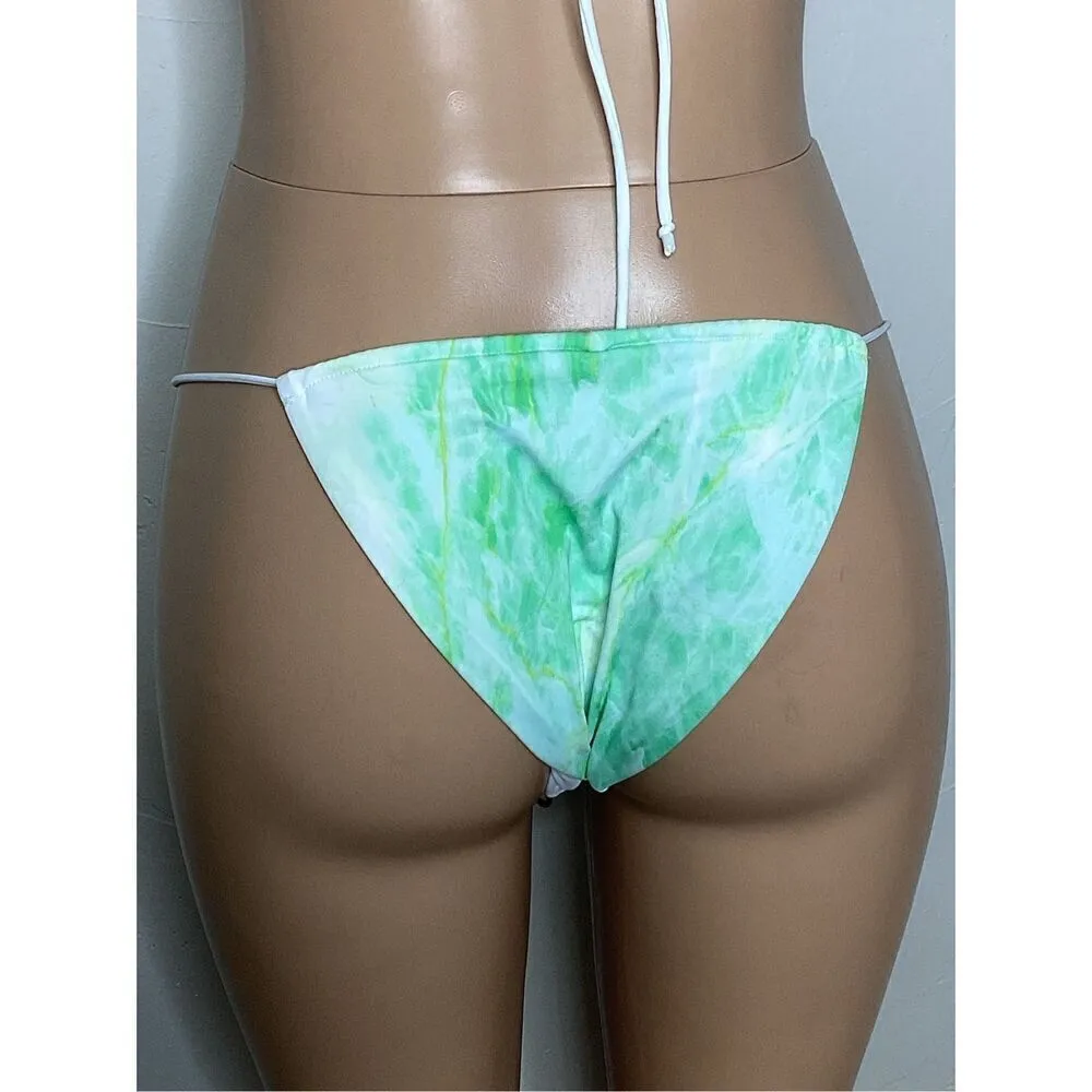 New. Good American green marble bikini. Medium . Retails $99 - Image 11