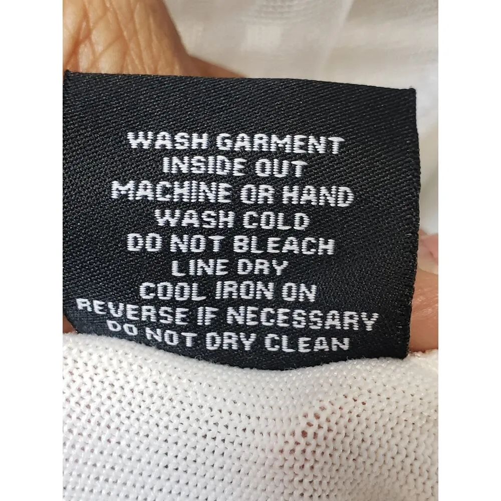 Love + Lace Sweater Women Size Large White Casual Long Sleeve Crew Neck Pullover - Image 8