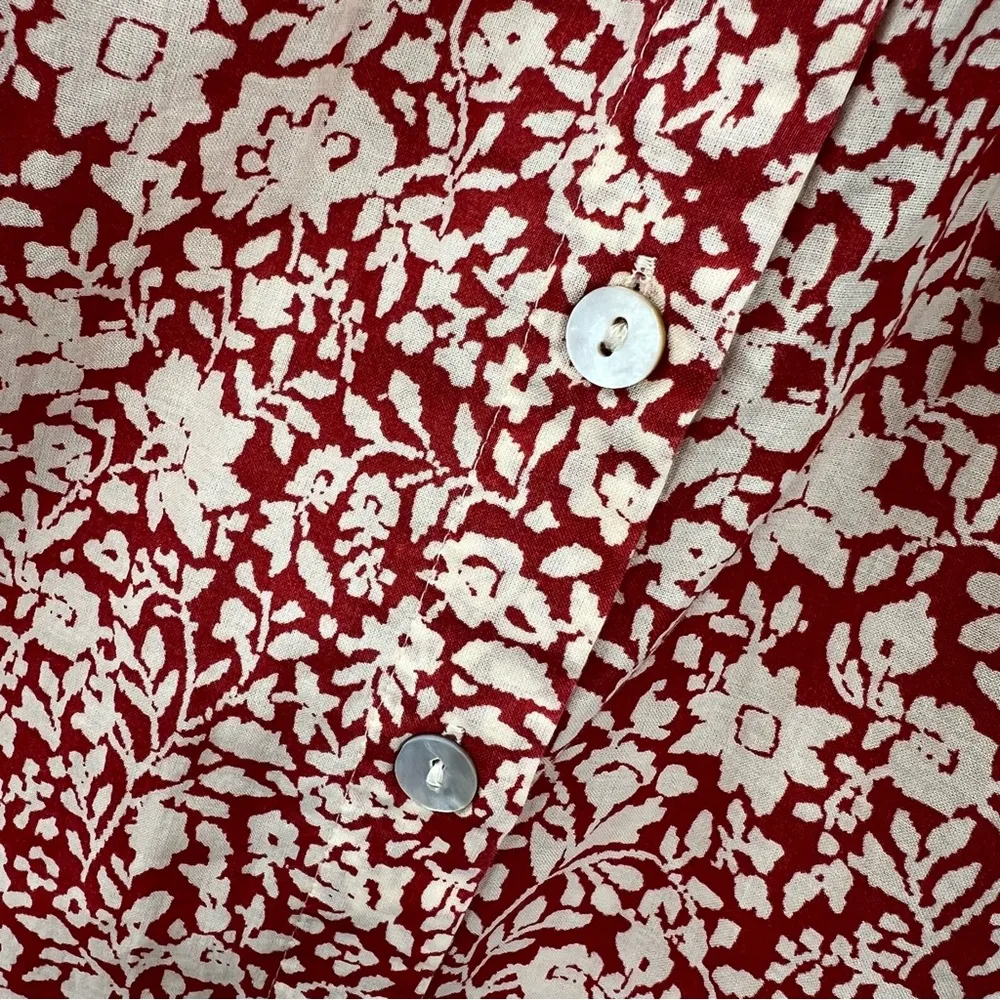 Faherty Carmel Dress In Tandoori Spice Sunrise Floral - Image 14