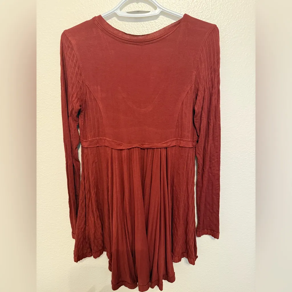 NWT Free People Birdie Henley Top Small - Image 4