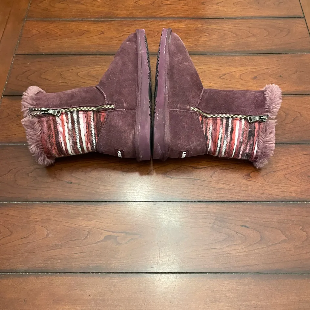 LAMO Eggplant Winter Boots‎ Size 9 - Image 3