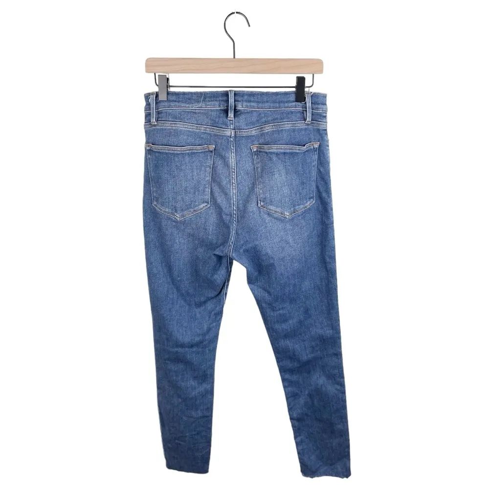 Frame Denim Le High Skinny Front Triangle Gusset Jeans Tizi Wash Women's Size 30 - Image 2