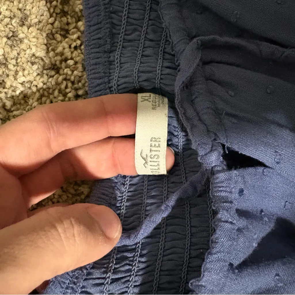 Hollister Textured Blue Dress - Image 2