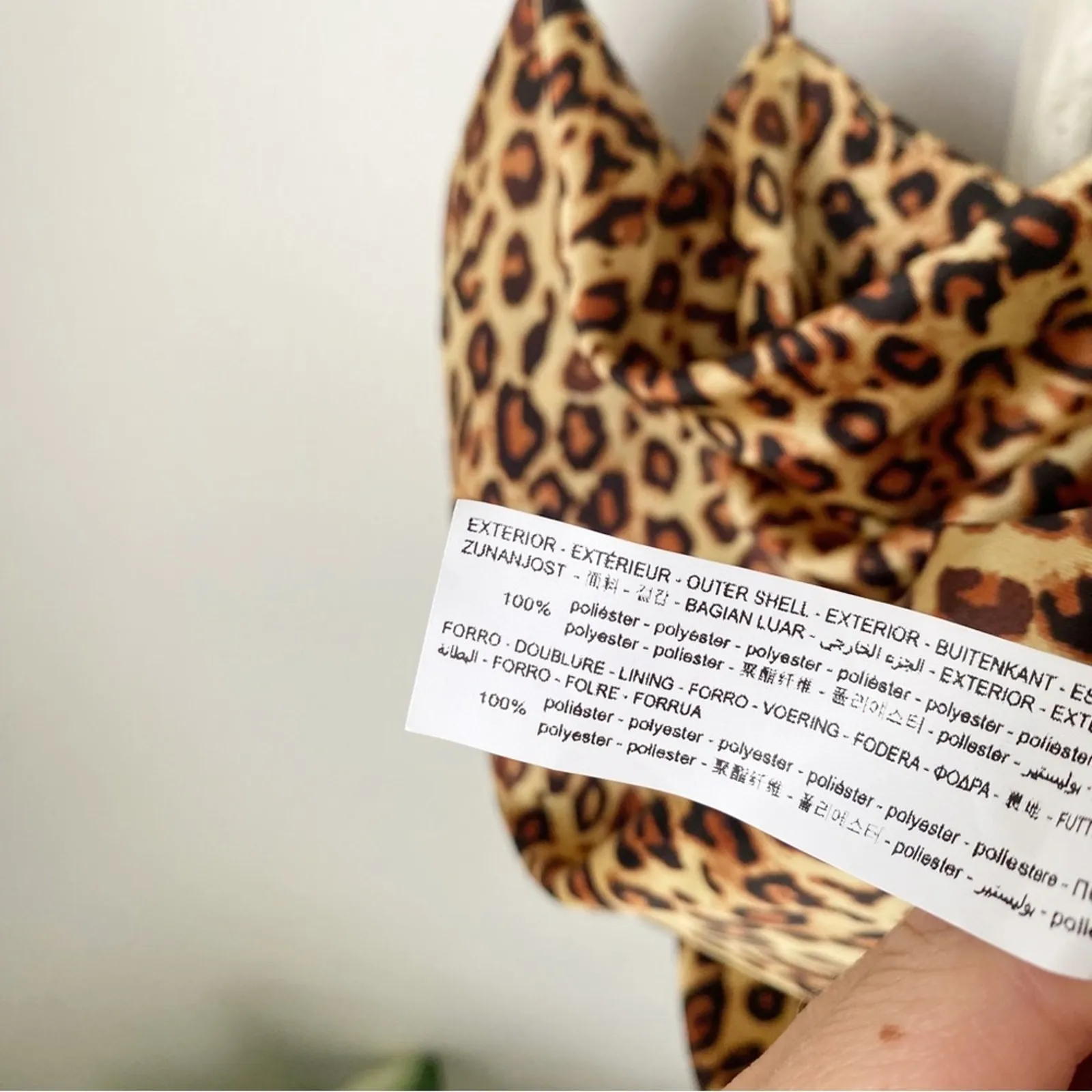 Zara Satin Effect Printed Chain Strap Cami - Image 6