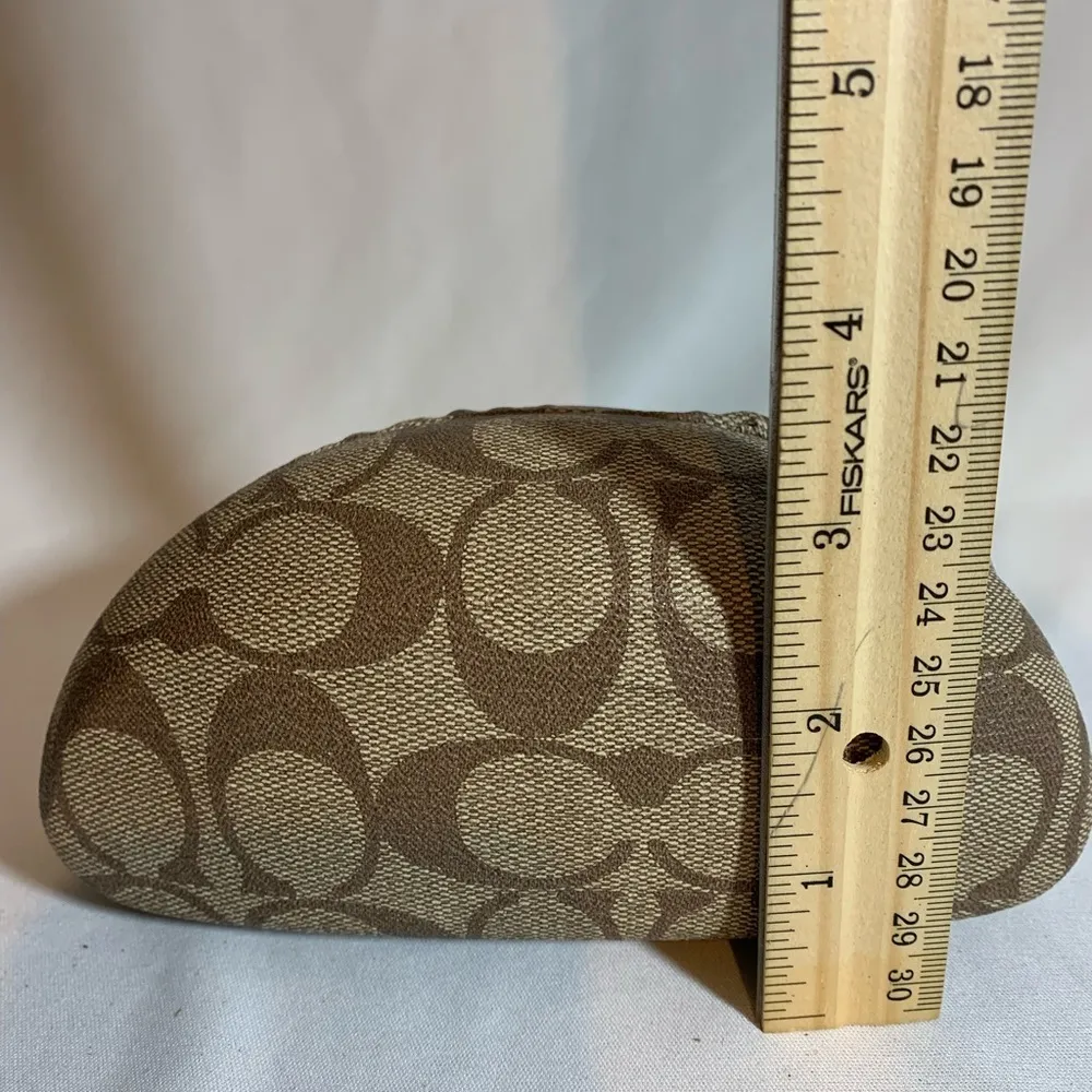 Coach Monogram Hard Clamshell Sunglass Case - Image 5