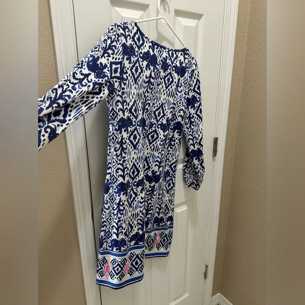 Lilly Pulitzer Ocean Ridge shift dress "Tons of Fun" or elephant print size S - Image 10