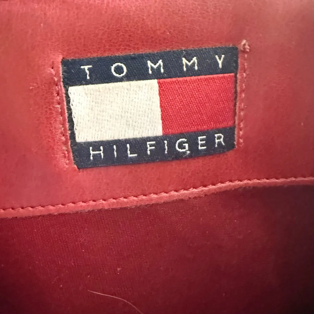 Tommy Hilfiger vintage pirate steampunk style boots caramel brown leather sz 7 - Image 13