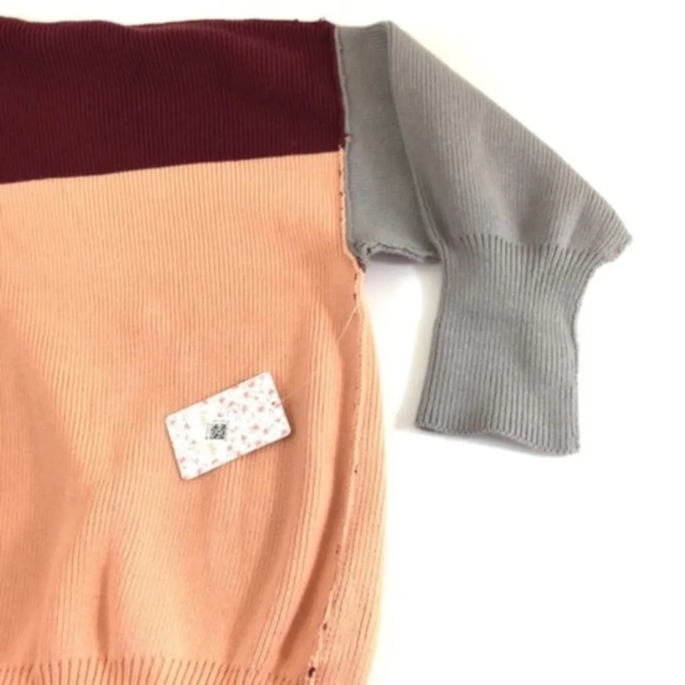 Free People Easy Street Sweater Color Block - Image 3