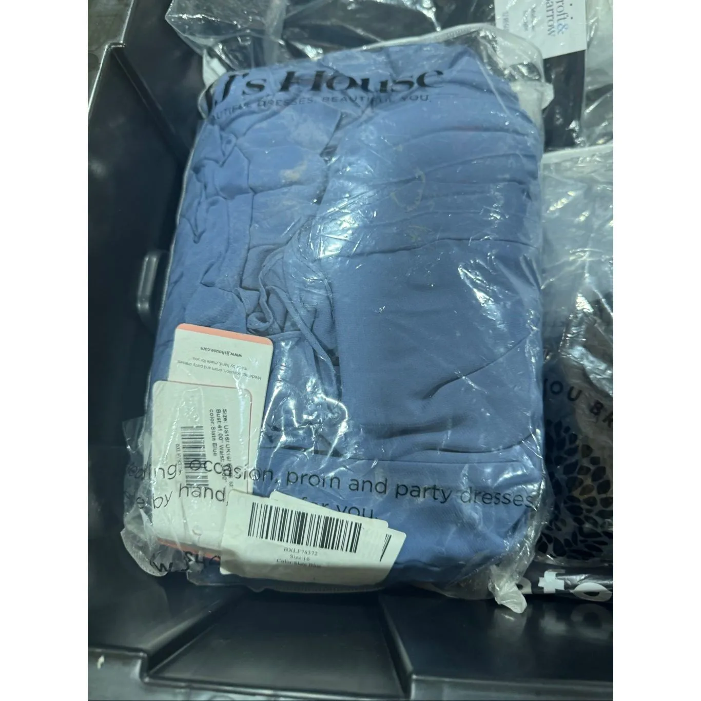 New JJs House Mother of the Bride Dress Slate Blue - Image 8