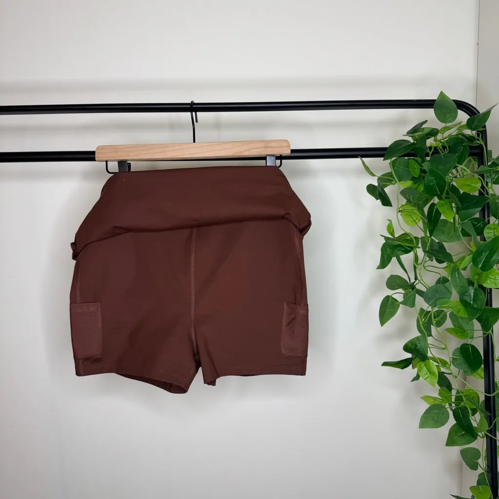 Girlfriend Collective  Sport Skort in Earth Brown size XL Extra Large - Image 7