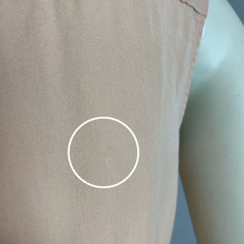 DO+BE Dress High Low Hem Button-Up Women Size Small Light Pink Sleeveless Collar - Image 11