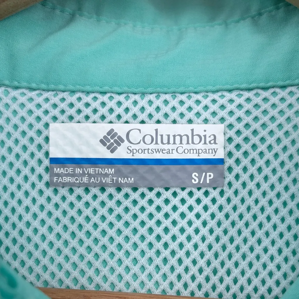 Columbia Womens PFG Tamiami II Long Sleeve Shirt Women’s Size Small in Green - Image 3