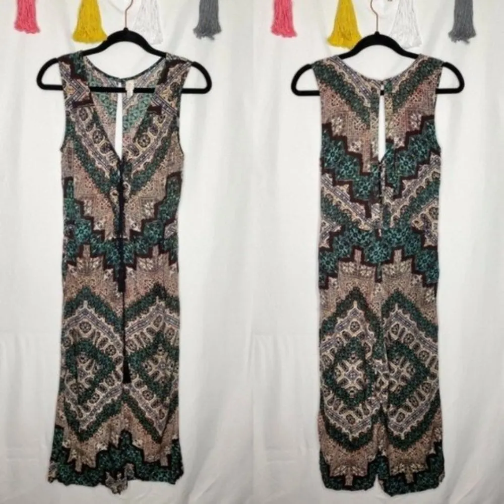 Raga Tikal Sleeveless Printed Jumpsuit Size XS - Image 8