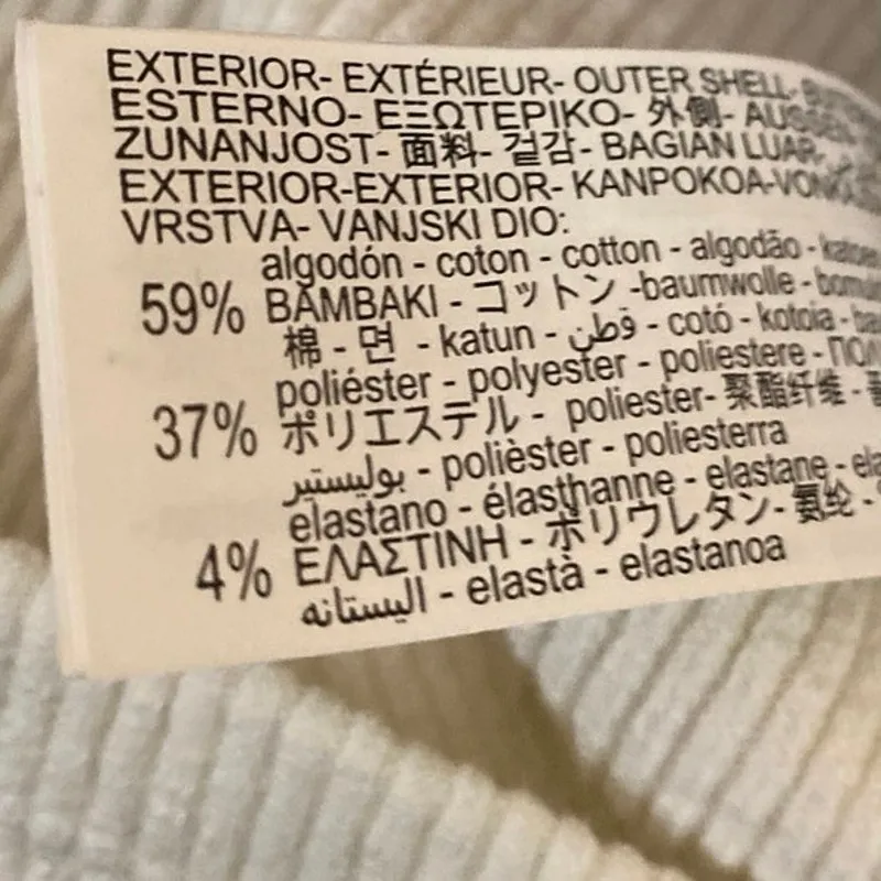 NEW Zara Women's White Ribbed Knit Sleeveless V Neck Tank Sweater Top Size M - Image 4