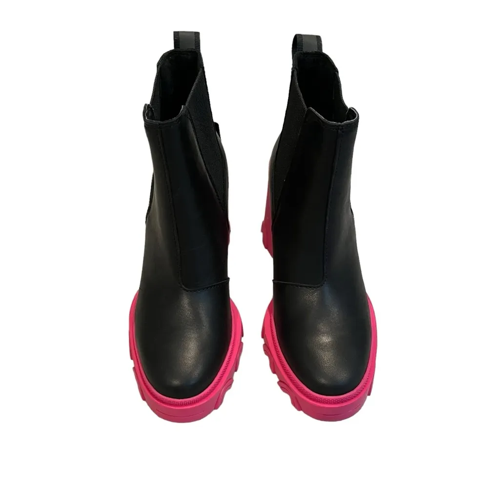 NWOT, Sorel Brex Heel Chelsea Boots, Cactus Pink  Sz 5.5 - Image 5