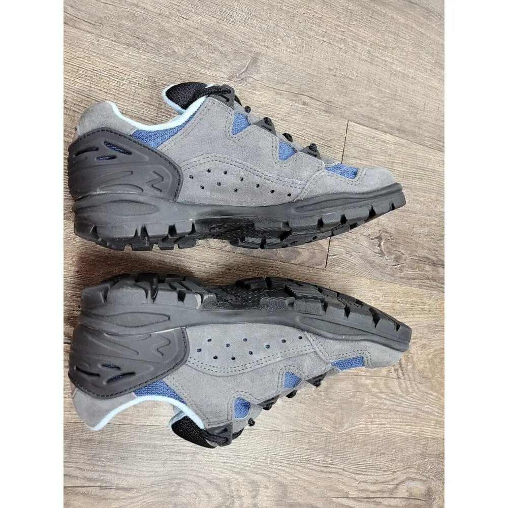 Lake Shoes Womens 6.5/7 Mountain Cycling Sneakers Blue Gray Suede Lace Up Shoes - Image 11