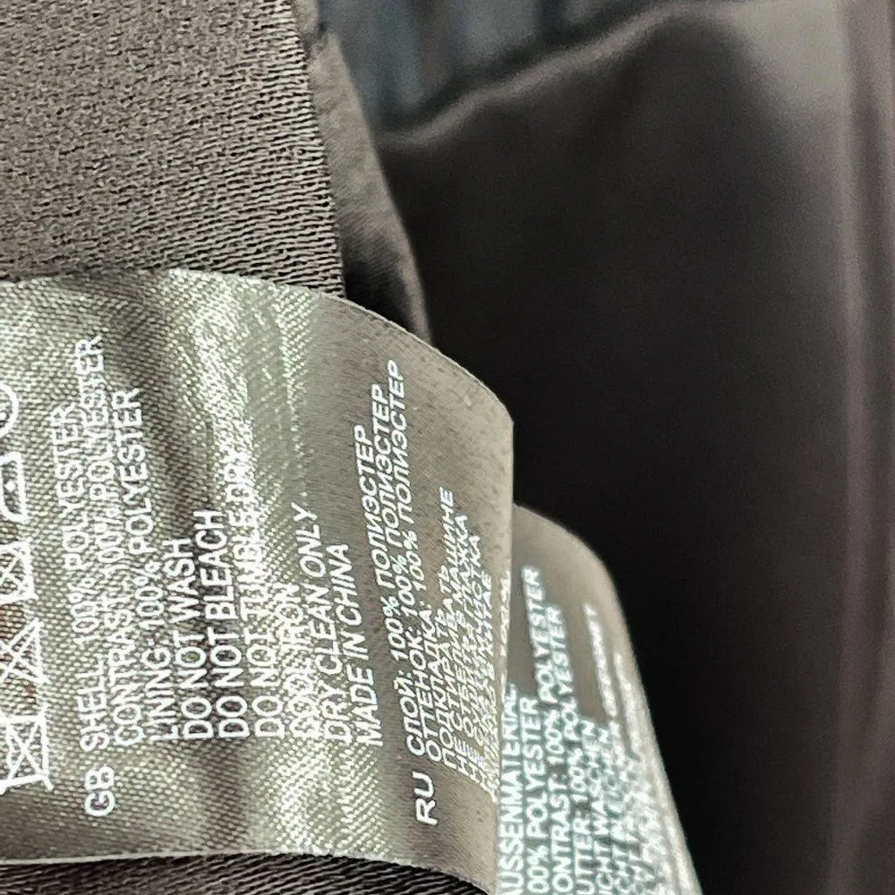 NEW REISS Lia Blouson Lace Inset Long Sleeve Balloon Sleeve Solid Black Size 8 - Image 14