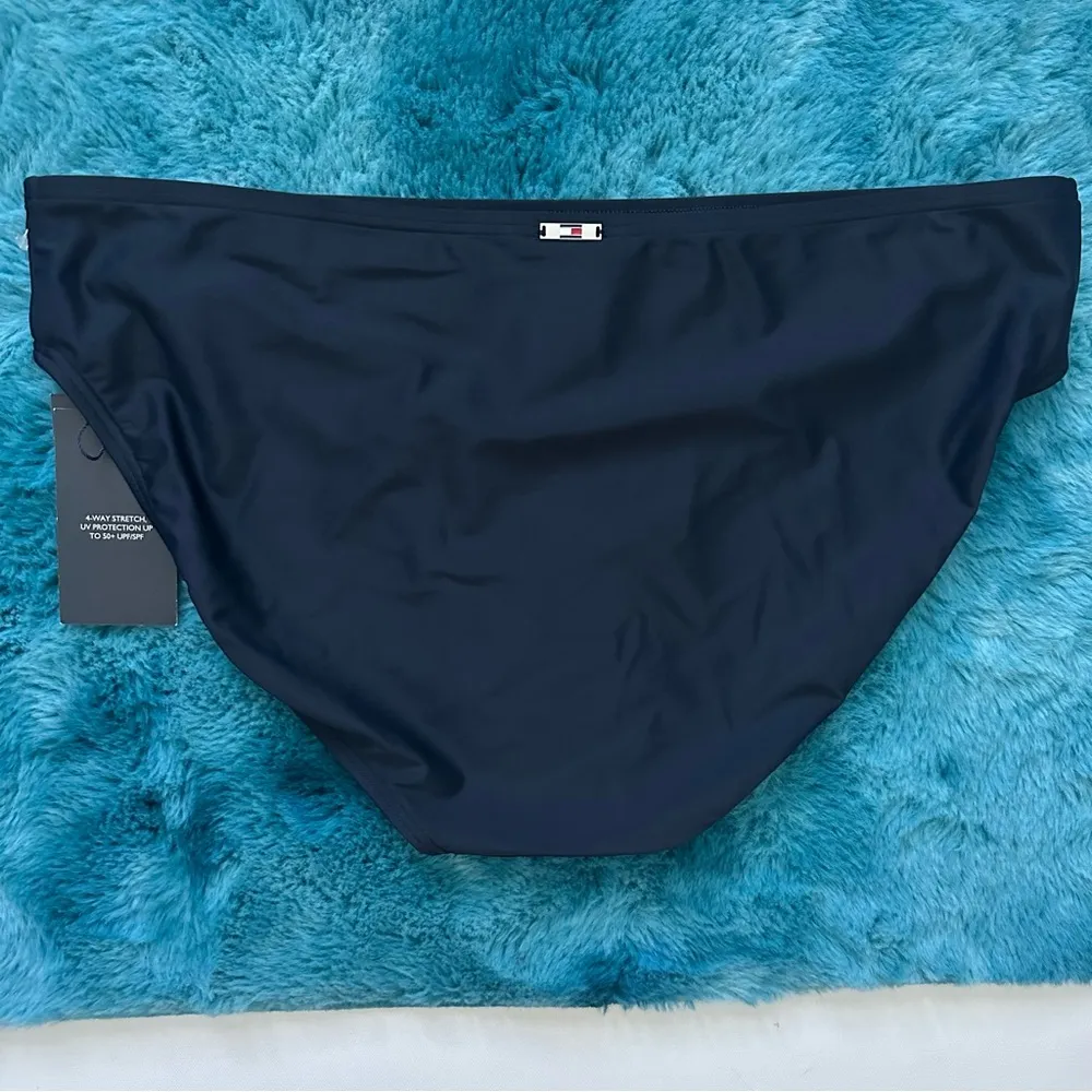 Tommy Hilfiger Dark Blue Bikini Bottom Size XXL - Image 9