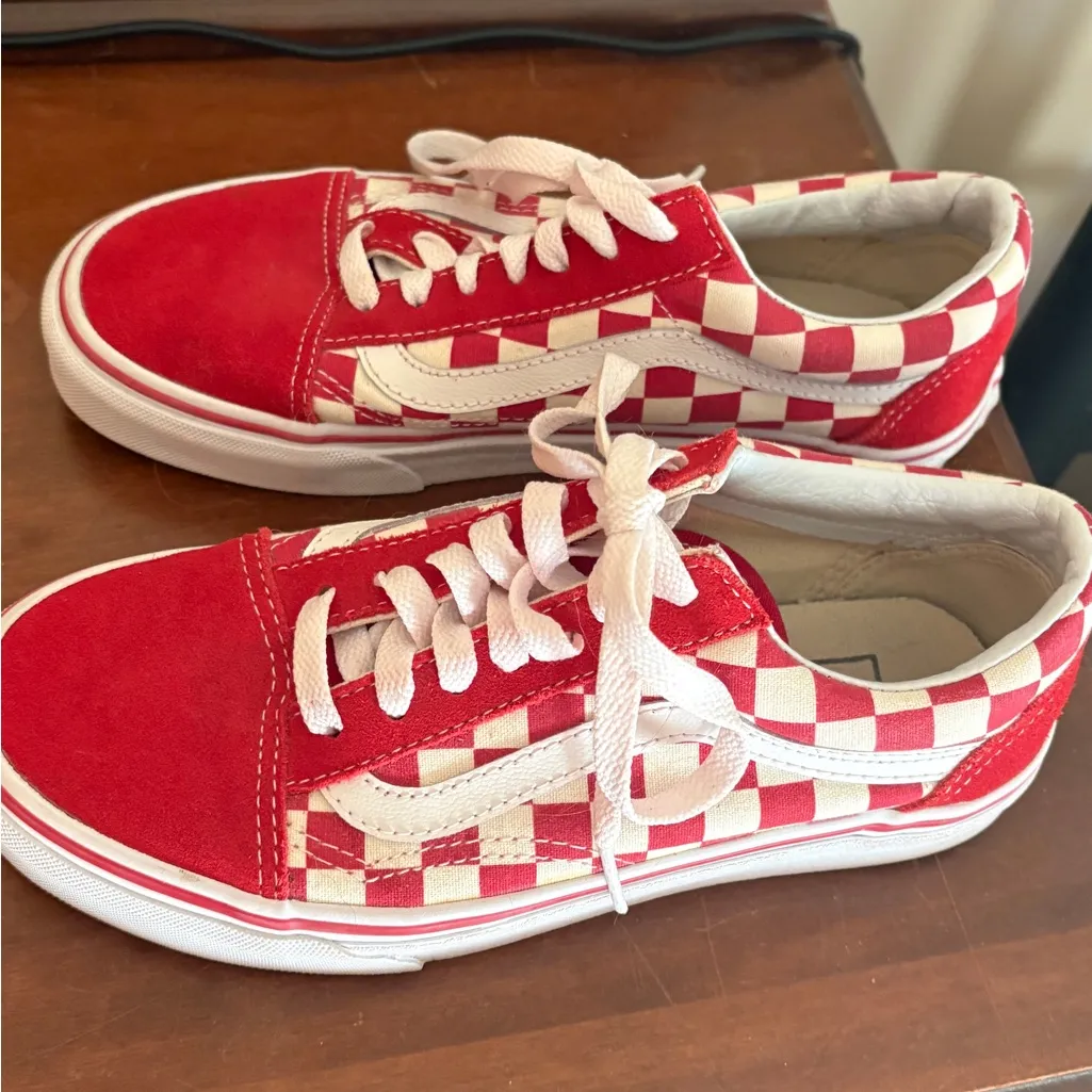 Old Skool Checkerboard Shoe Women’s Size 6 - Image 4