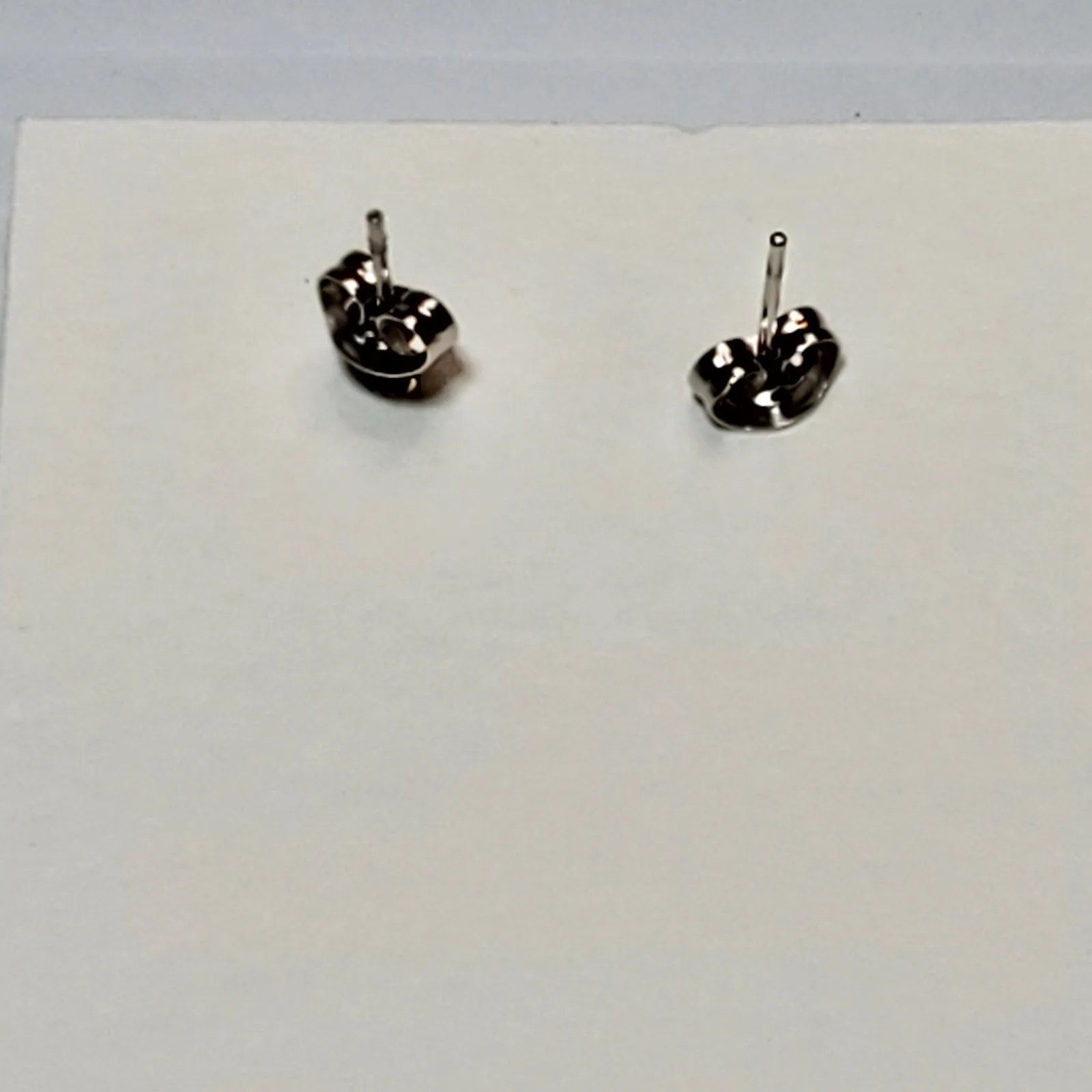 Adorable Gray Kittens Plastic Earrings Post Back Studs 1" Cat Lover - Image 3