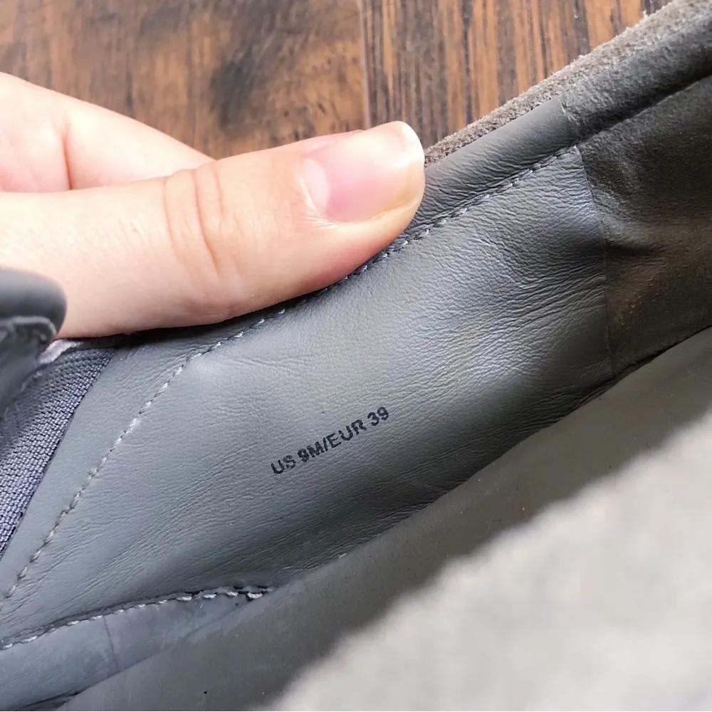 Vince • Banler Flannel Skate Sneaker grey flatform platform slip on suede - Image 6