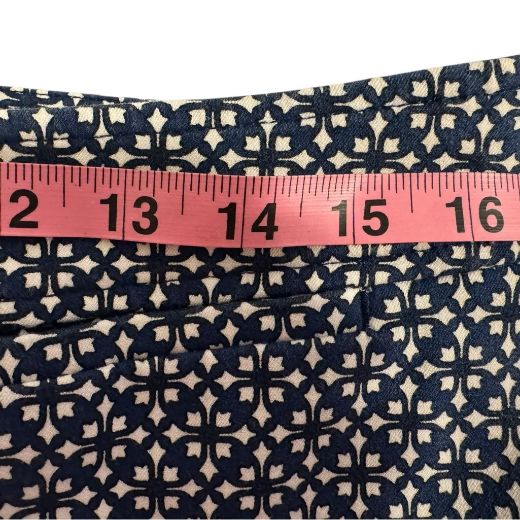 Talbots Mid Rise Geometric Straight Dress Pants Size 10 BH684 Career Preppy Work - Image 5