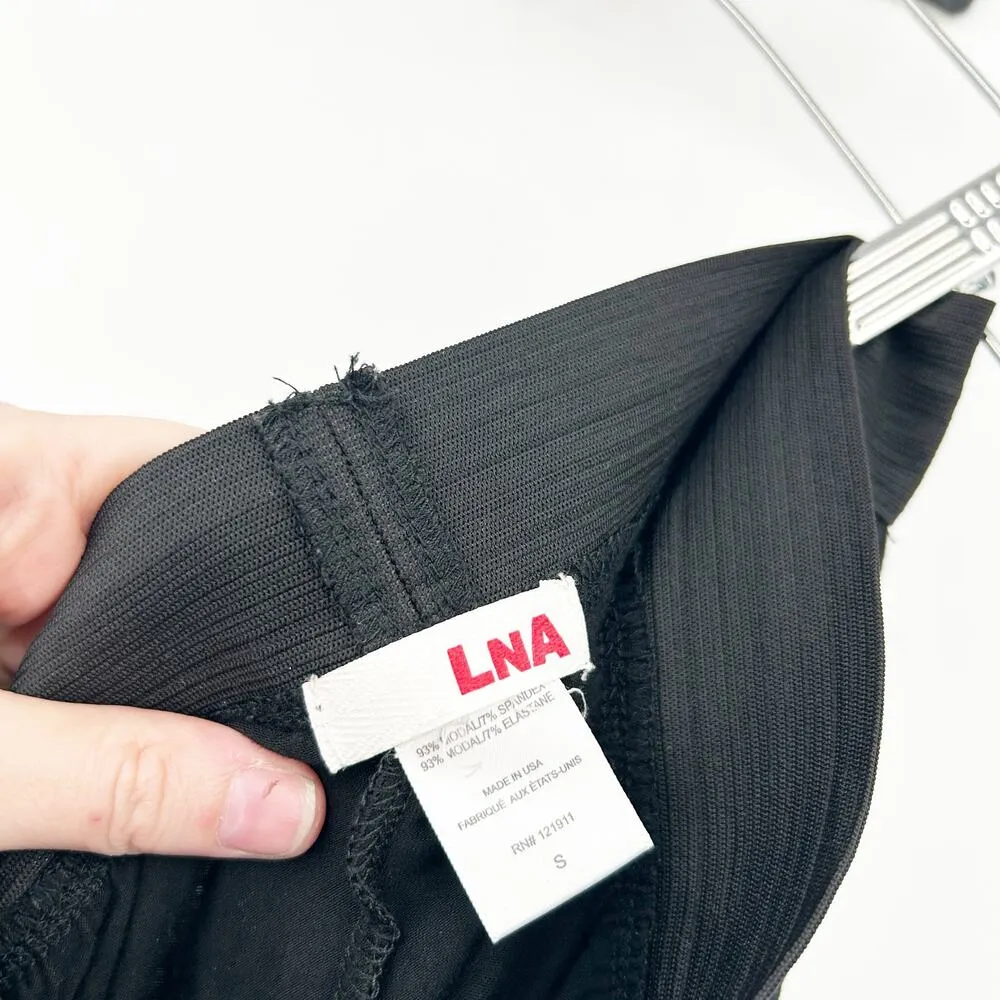 LNA Y2K Witchy Dark Classic Modal Stretch Elastic Waist A-Line Maxi Skirt Size S - Image 4