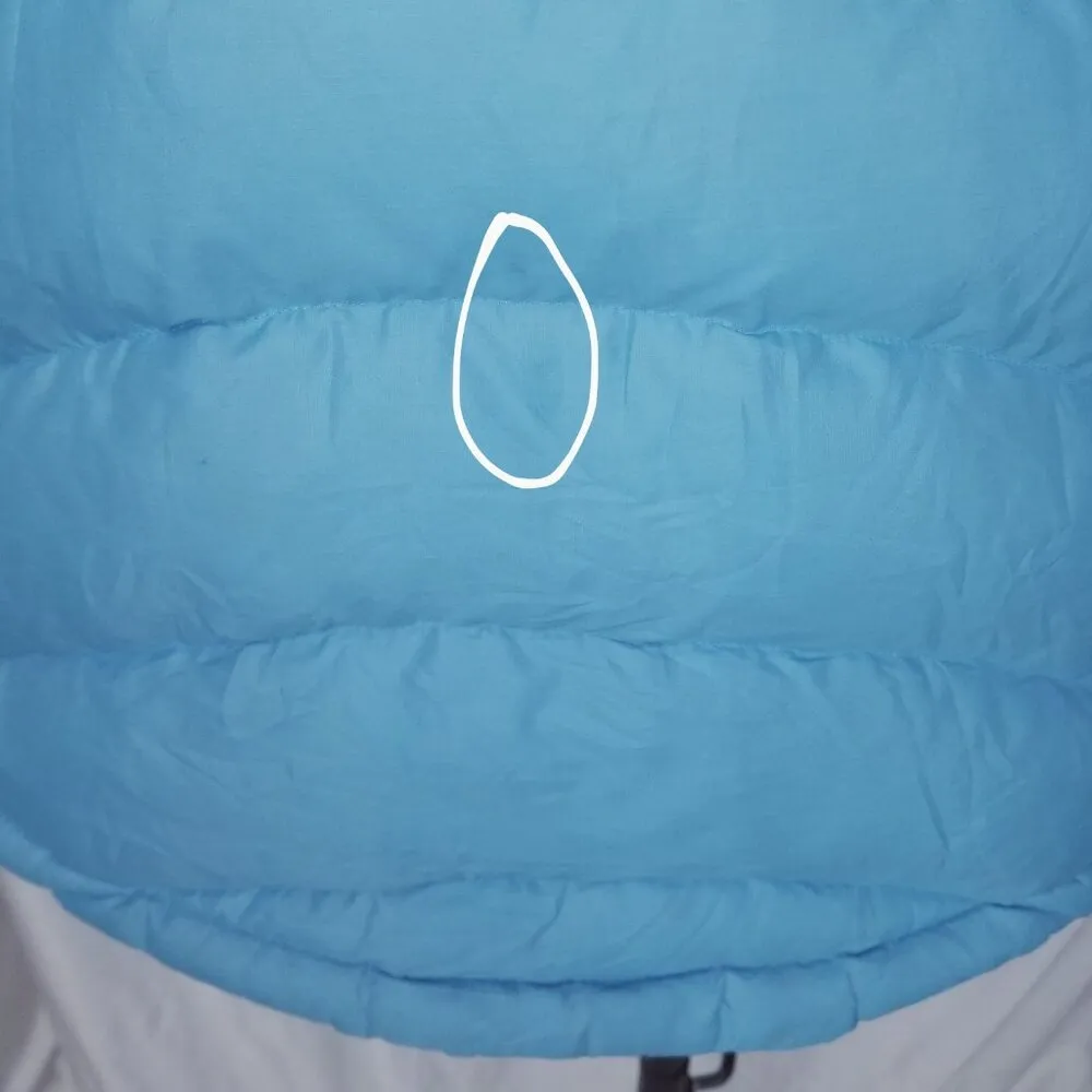 Patagonia Hi-Loft Down Sweater Jacket Blue Sz Medium - Image 14