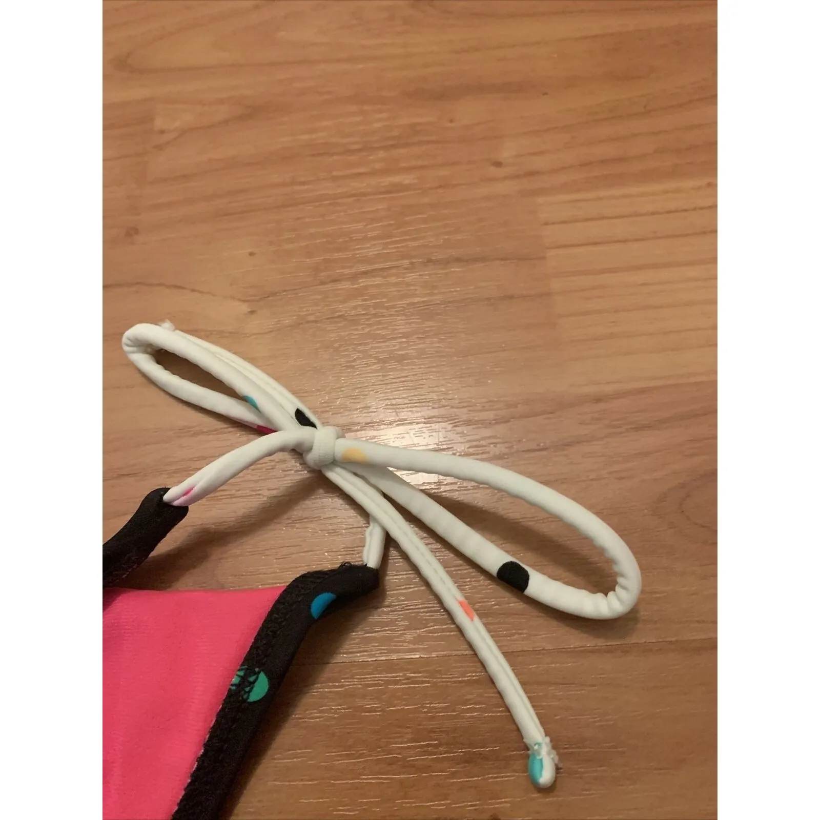 Op Women's Juniors Polka Dot Swim Bikini Bottom Size Medium 7-9 Multicolor - Image 4