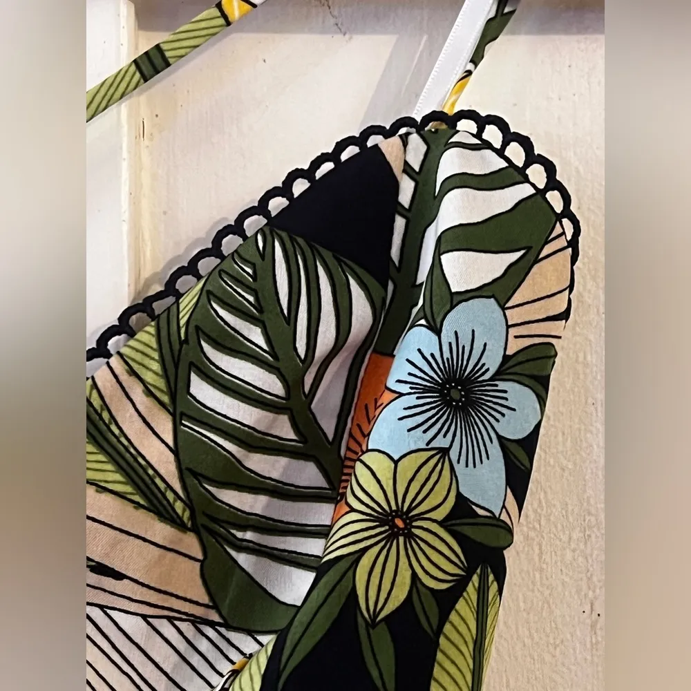 Lulus Tropical Affair Navy Blue Tropical Print Lace - Image 11