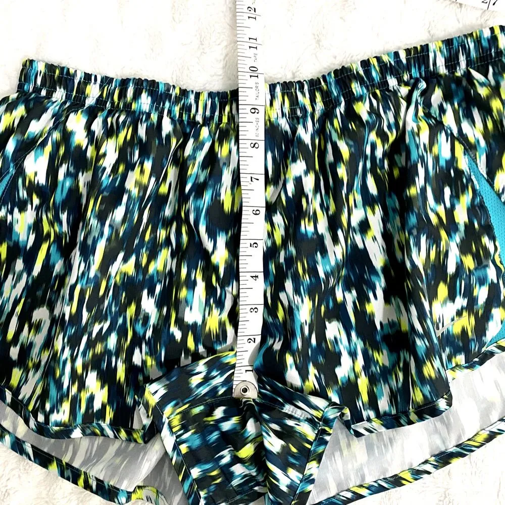 Nike Blue Green Dri-Fit Pull-on Lined 10K Running Athletic Workout Shorts XL - Image 7