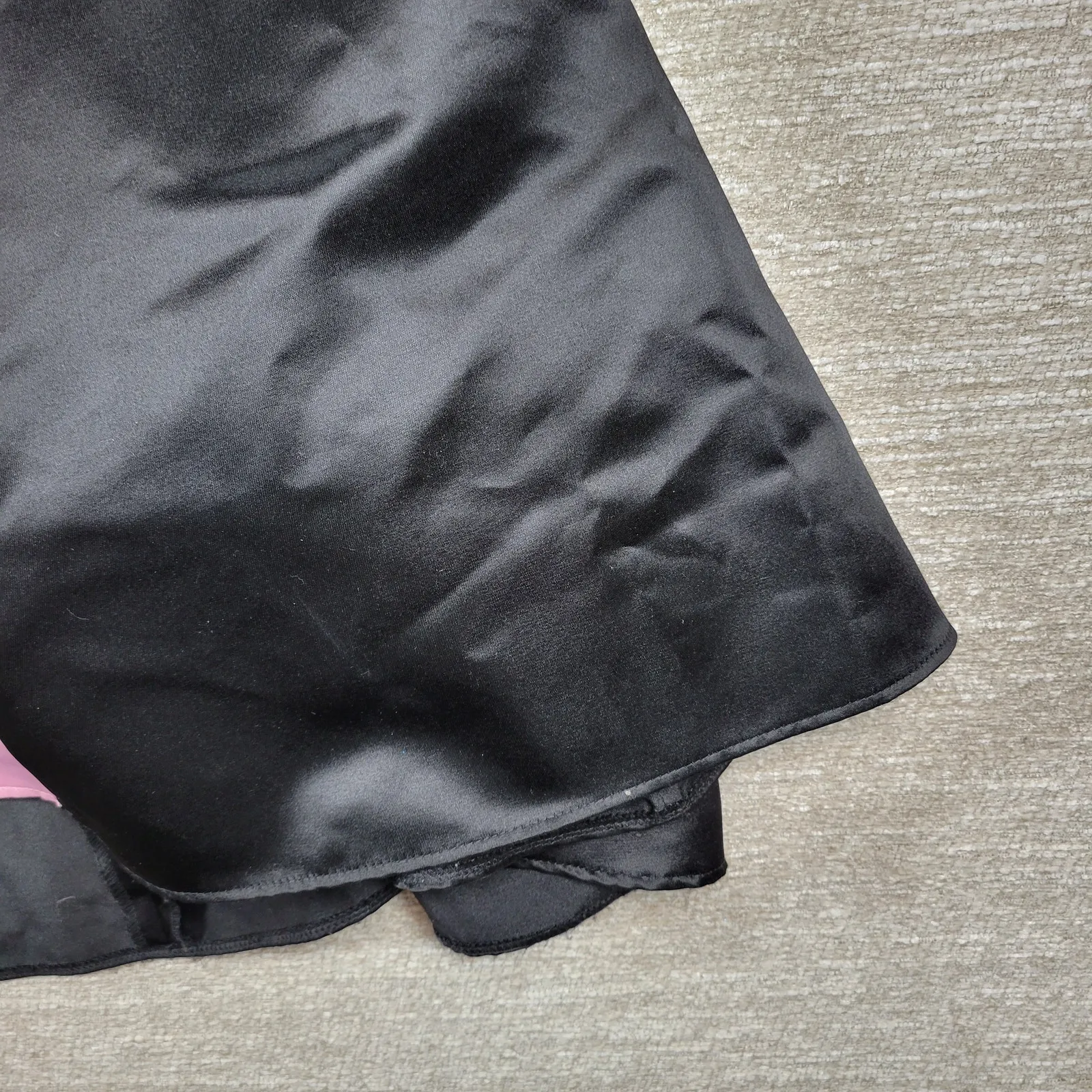 VTG Gunne Sax Jessica McClintock Gown 5/6 Black‎ Pink Satin Fairy Formal Dress Black - Image 13