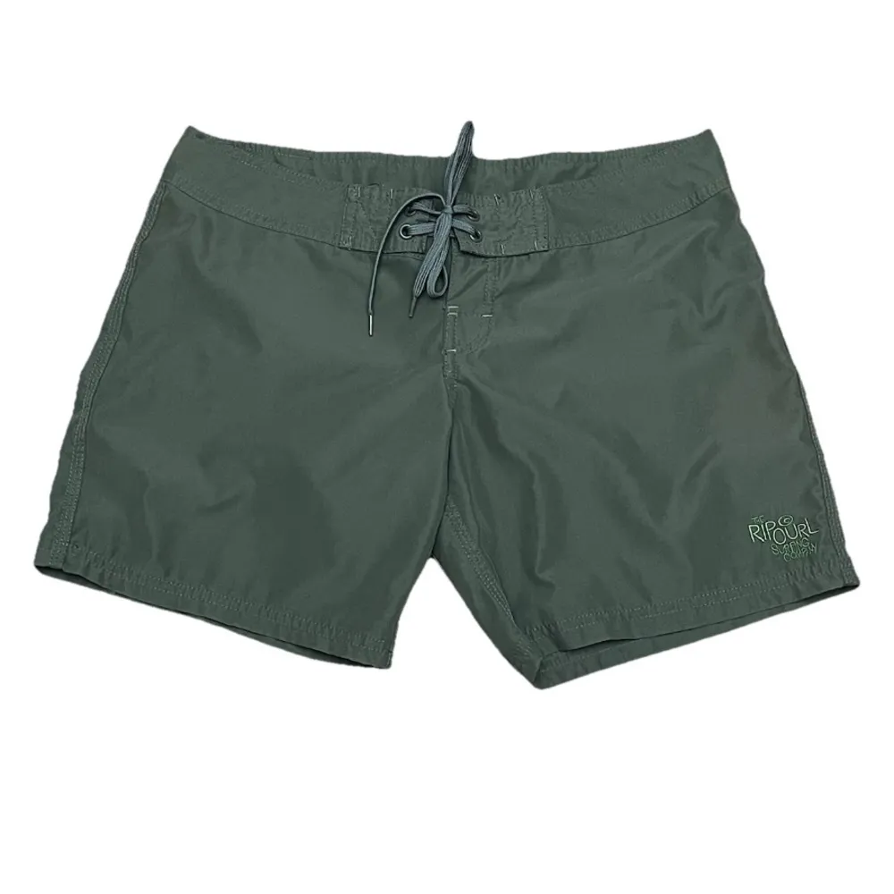 Rip Curl Women’s Owe Green Board Shorts 7 | Surf Skater Coastal Y2K Beachwear - Image 2