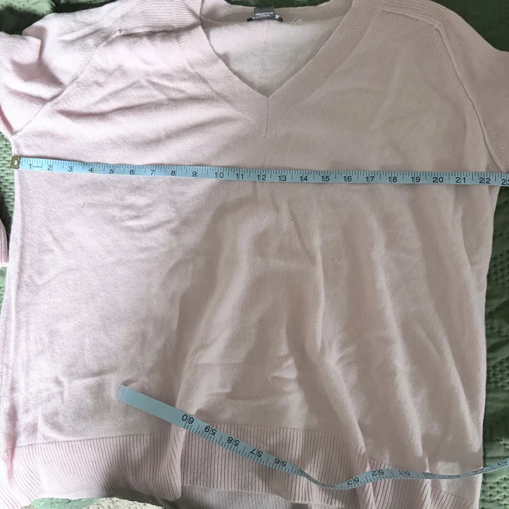 Pure Amici Women’s Cashmere Sweater Pink Size XL - Image 5