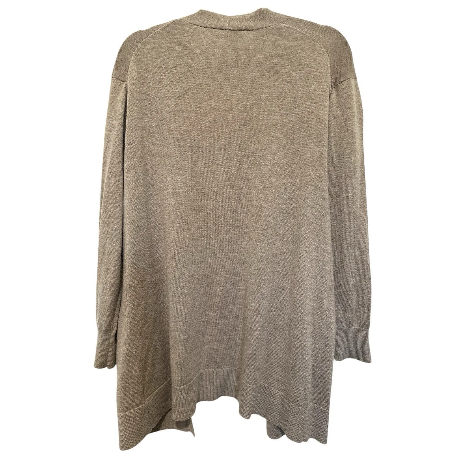 CASHMERE Blend Cardigan Long Sleeve Tan Size M Lightweight Soft Beige Brown Size M - Image 6