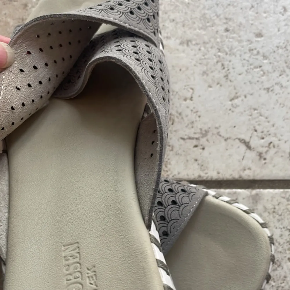 Ilse Jacobsen Tulip Slide Sandal Grey Gray Size 5 - Image 14