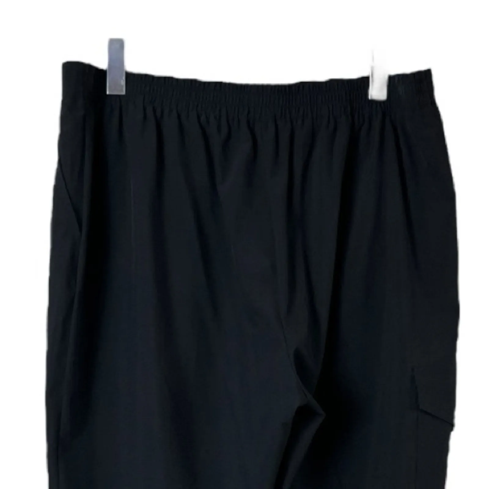 Dressbarn Black Athletic Pants Elastic Waist Relaxed Joggers Women’s Size XL - Image 4