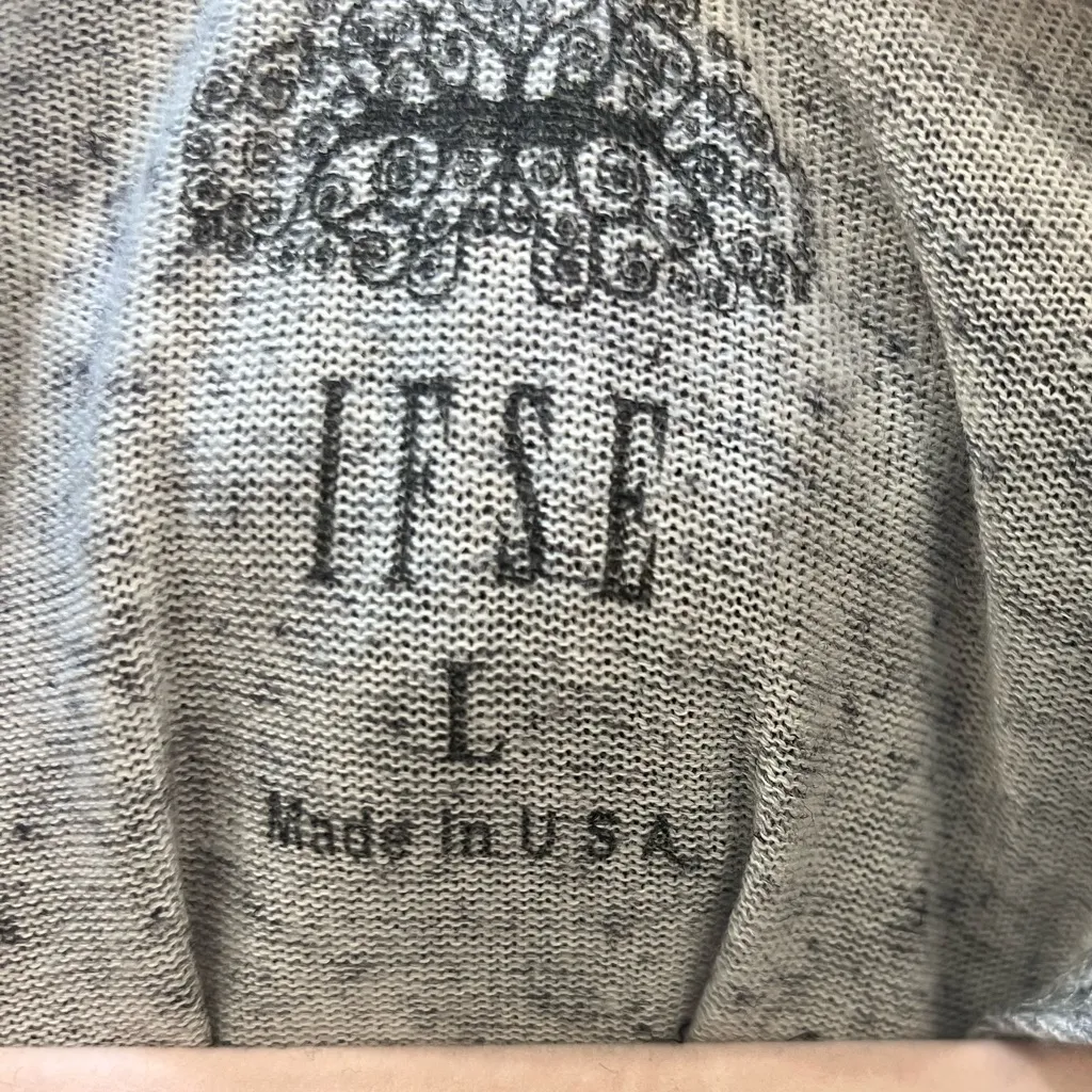 IFSE Vegas top with sequin hood Size Large Gray - Image 5