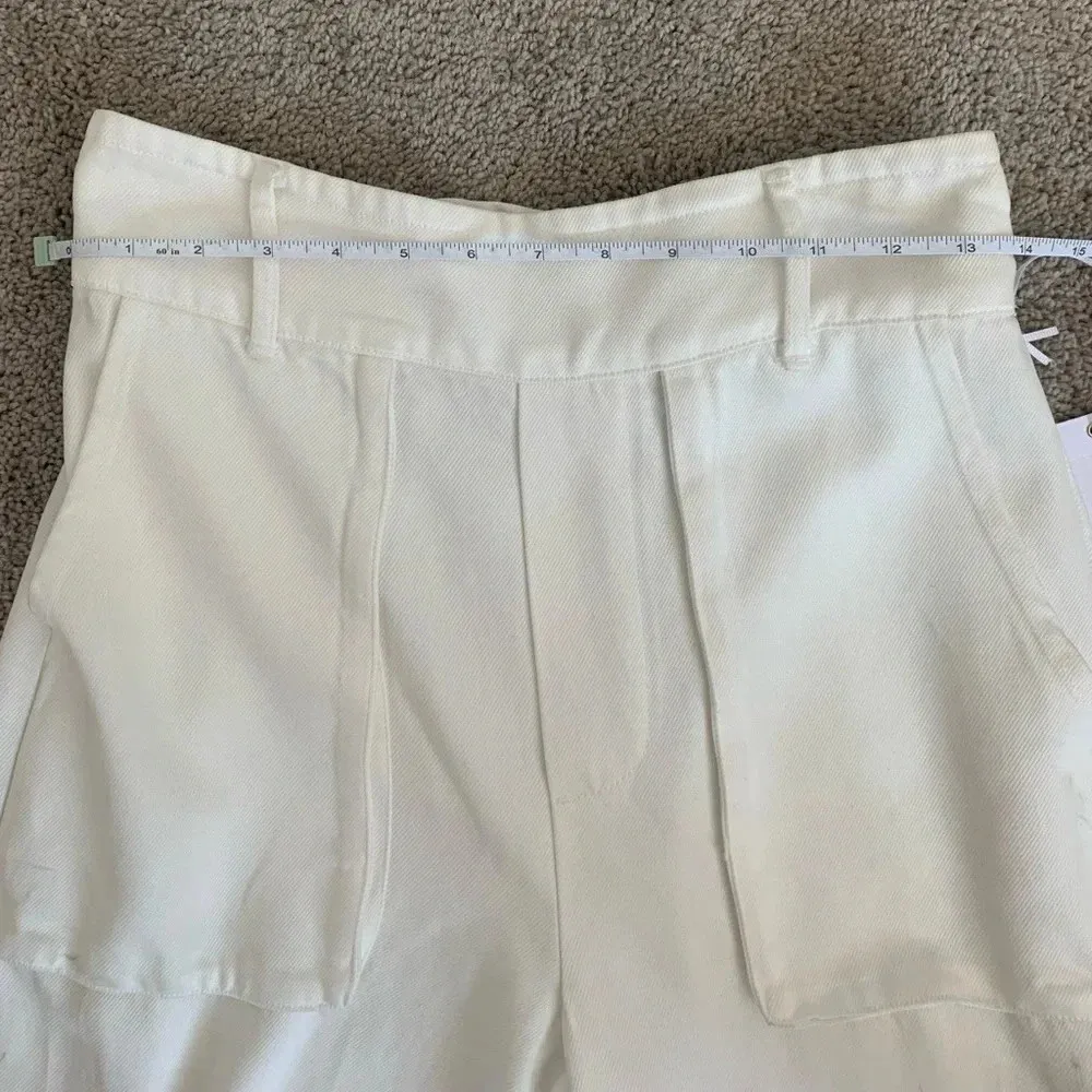 Young Fabulous & Broke Saidie Pants - Size M (US 6-8) - White -‎ NWT - Image 9