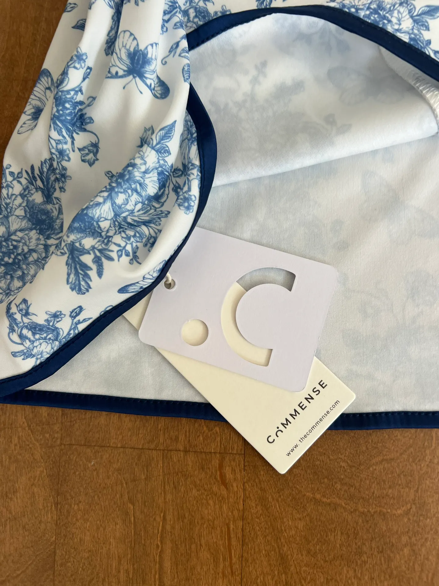 Blue Floral Corset Dress - Image 4