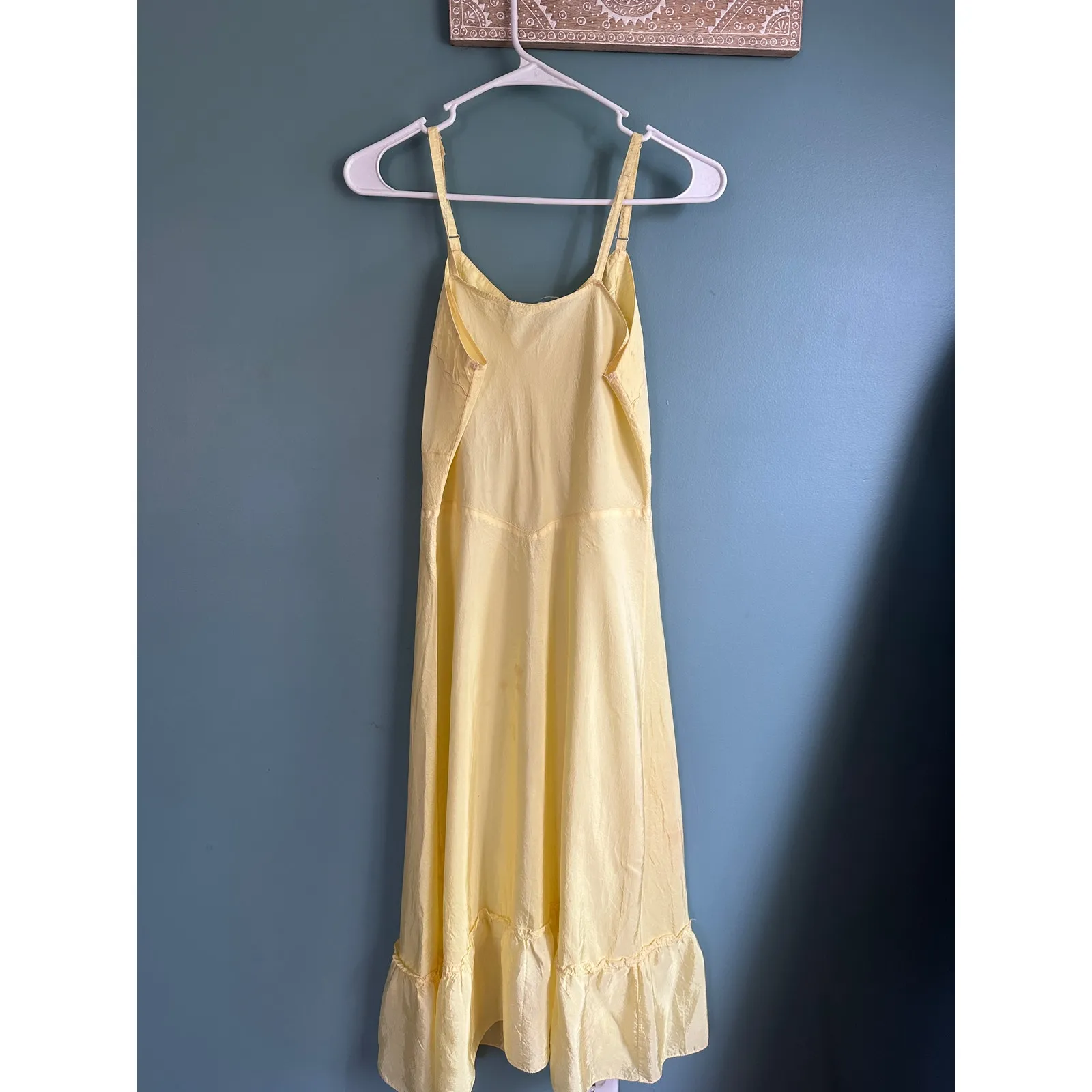 Vintage Fiesta Yellow Women's Sleeveless Gown Slip - Image 4