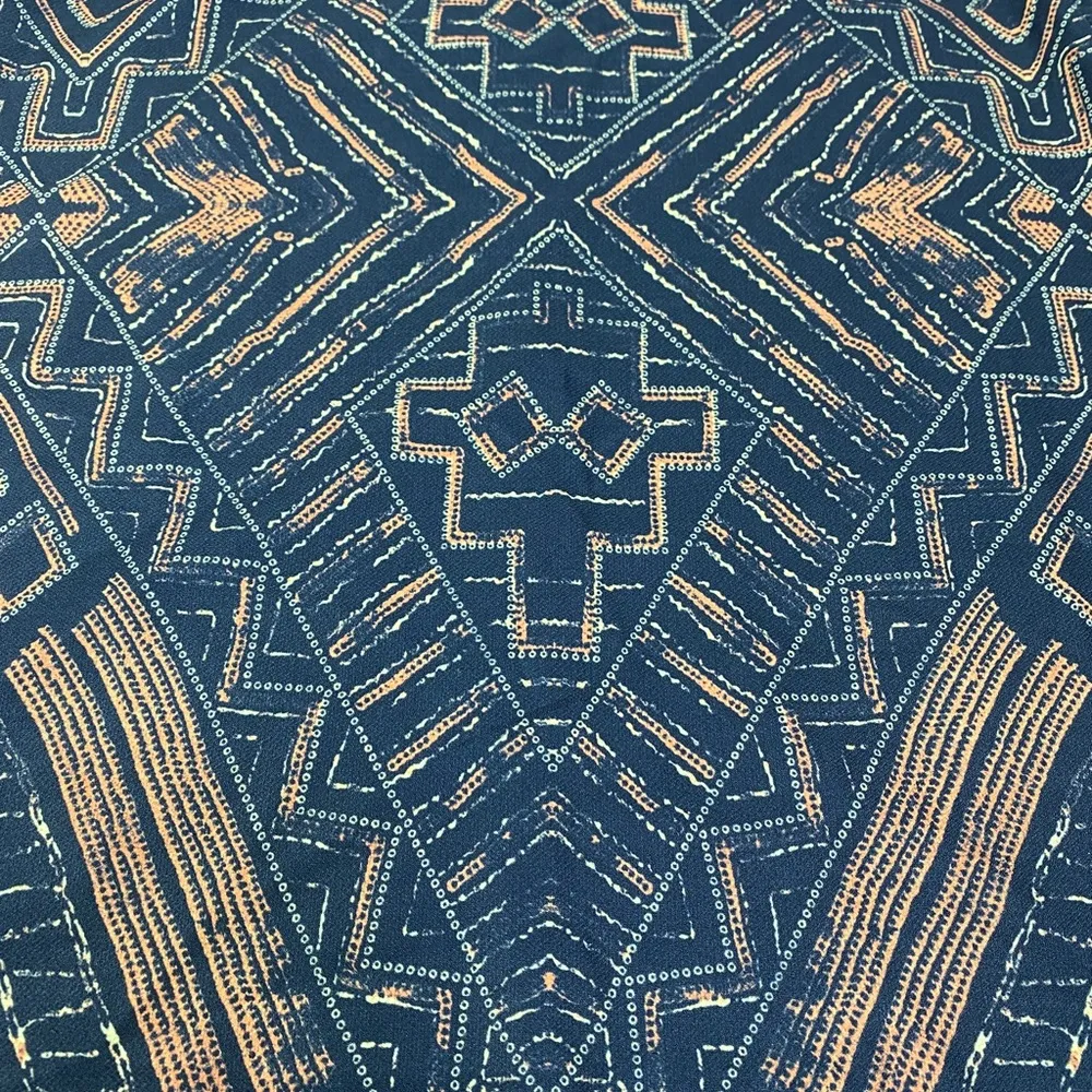 Boohoo Multicolor HiLo Boho Aztec Tribal Print Size 8 - Image 2