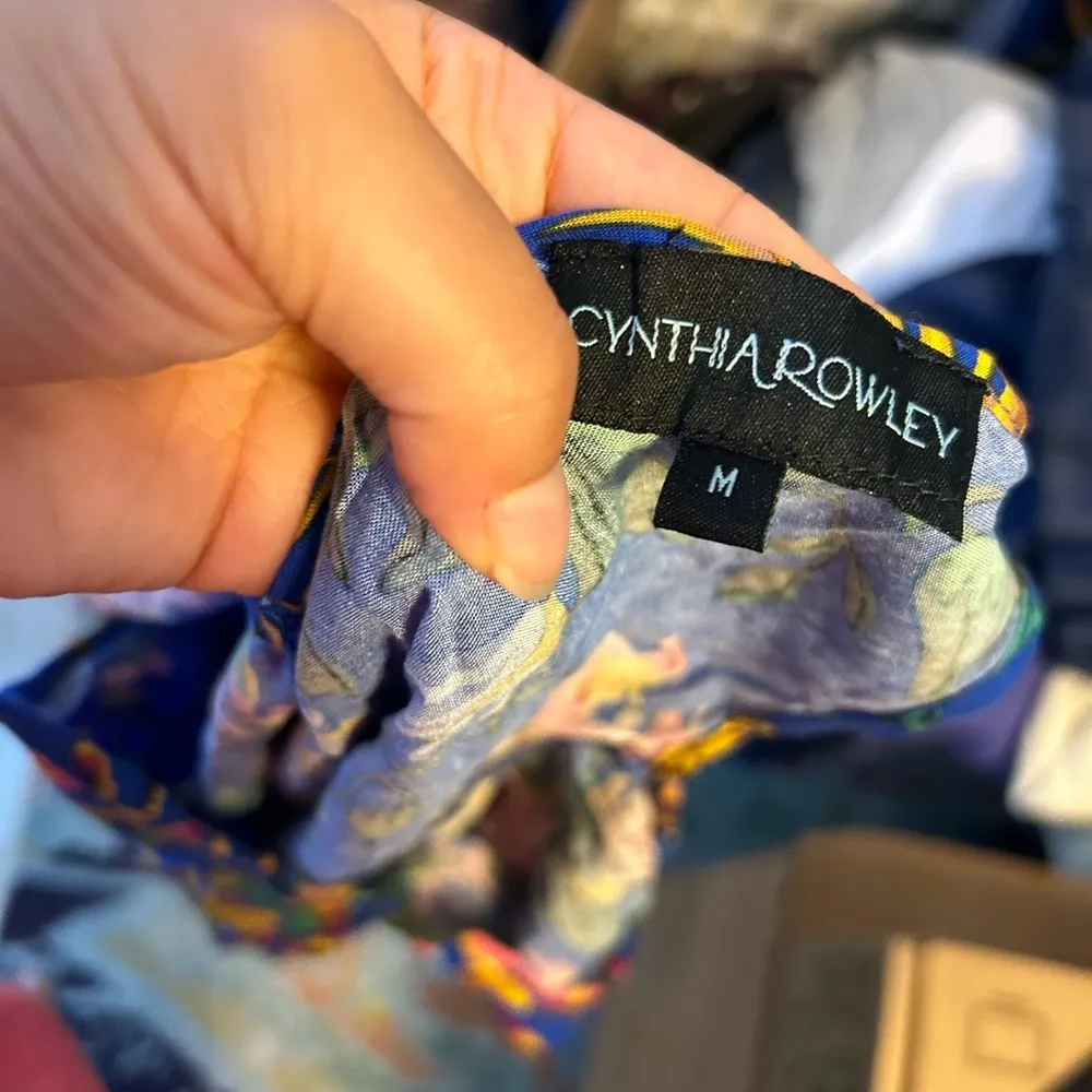 Cynthia Rowley Tropical Floral Blouse - Image 3