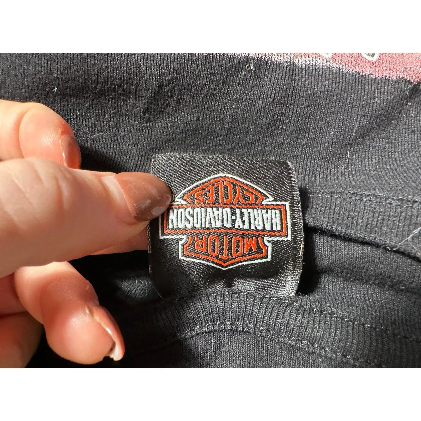 Harley Davidson 2018 Black Longsleeve GATLINBURG TN T Shirt Size Medium - Image 6